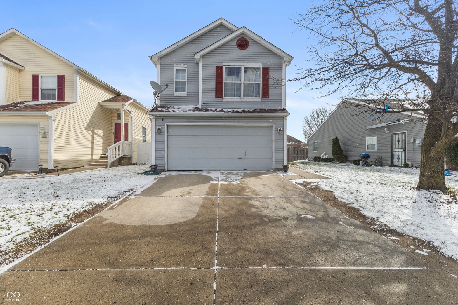Front exterior at 4801 Ossington Court, Indianapolis, IN