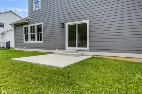 Backyard at 18802 Cromarty Circle, Noblesville, IN