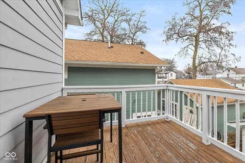 Outdoor living area at 812 E Minnesota Street, Indianapolis, IN