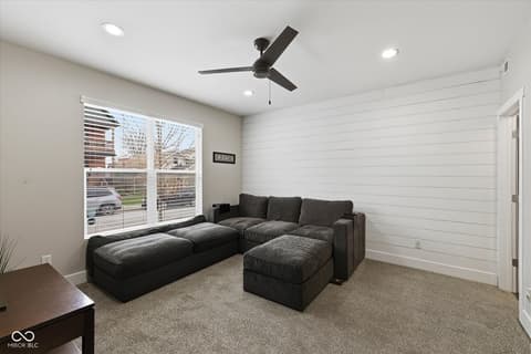 Living room at 812 E Minnesota Street, Indianapolis, IN