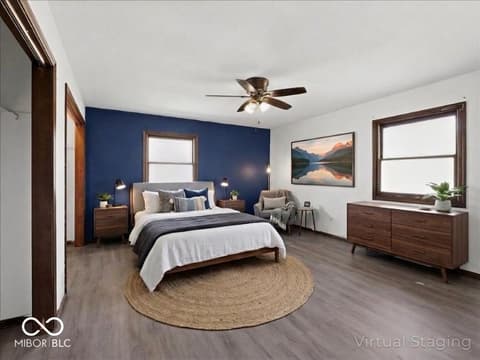 Bedroom at 1504 Franklin Drive, Vincennes, IN