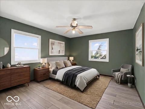 Bedroom at 1504 Franklin Drive, Vincennes, IN