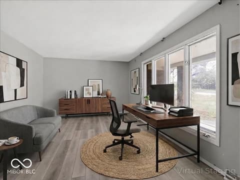 Home office at 1504 Franklin Drive, Vincennes, IN