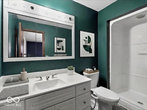 Bathroom at 1504 Franklin Drive, Vincennes, IN