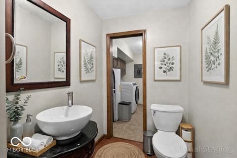 Bathroom at 1504 Franklin Drive, Vincennes, IN