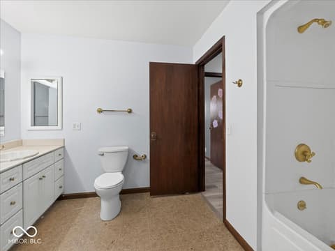 Bathroom at 1504 Franklin Drive, Vincennes, IN