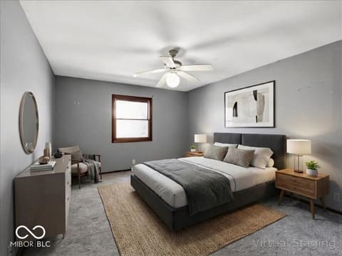 Bedroom at 1504 Franklin Drive, Vincennes, IN