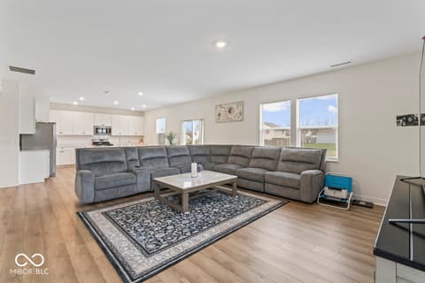 Living room at 1426 Covington Boulevard, Franklin, IN