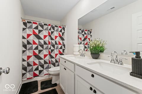 Bathroom at 1426 Covington Boulevard, Franklin, IN