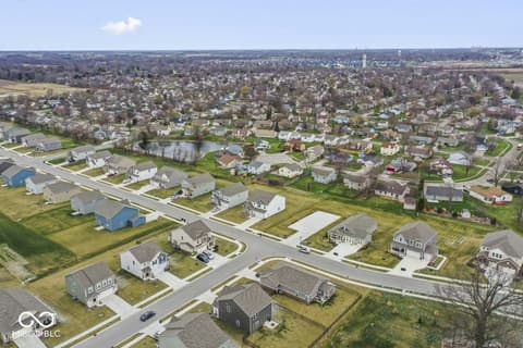 Aerial view at 1426 Covington Boulevard, Franklin, IN