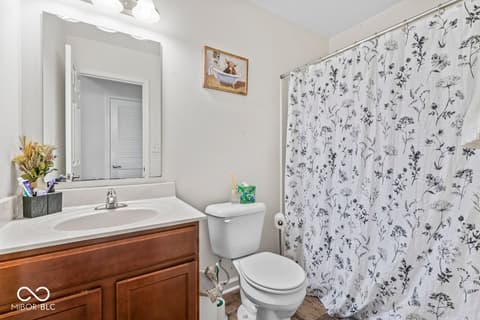 Bathroom at 5924 Wintersweet Lane, Whitestown, IN