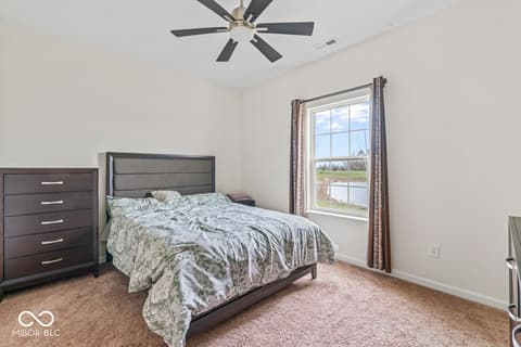 Bedroom at 5924 Wintersweet Lane, Whitestown, IN