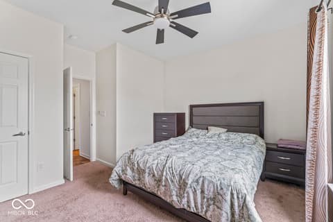 Bedroom at 5924 Wintersweet Lane, Whitestown, IN