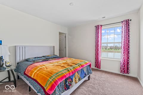 Bedroom at 5924 Wintersweet Lane, Whitestown, IN