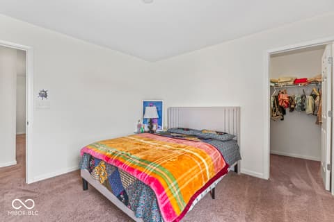 Bedroom at 5924 Wintersweet Lane, Whitestown, IN