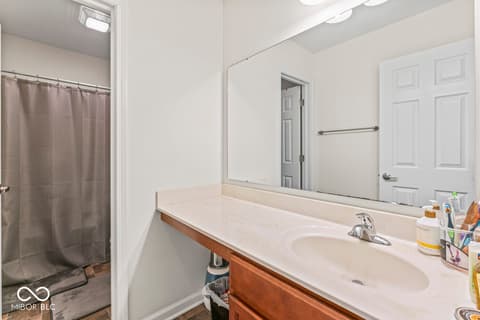 Bathroom at 5924 Wintersweet Lane, Whitestown, IN