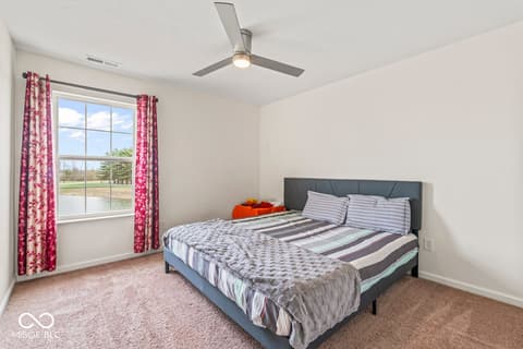 Bedroom at 5924 Wintersweet Lane, Whitestown, IN
