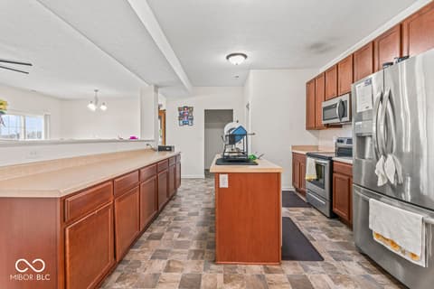 Kitchen at 5924 Wintersweet Lane, Whitestown, IN
