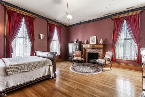 Primary bedroom at 825 E Washington Street, Muncie, IN