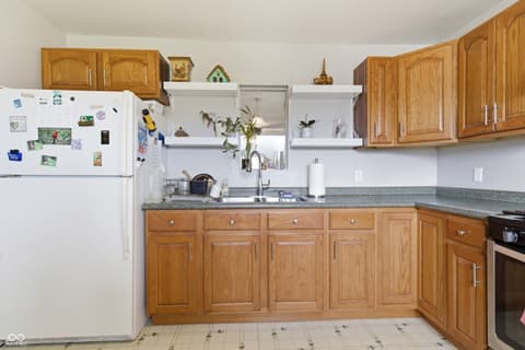 Kitchen at 1324 Westwood Boulevard, Connersville, IN
