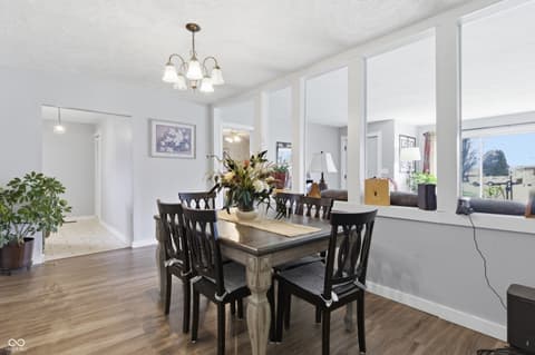 Dining room at 1324 Westwood Boulevard, Connersville, IN