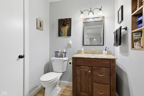 Bathroom at 1324 Westwood Boulevard, Connersville, IN