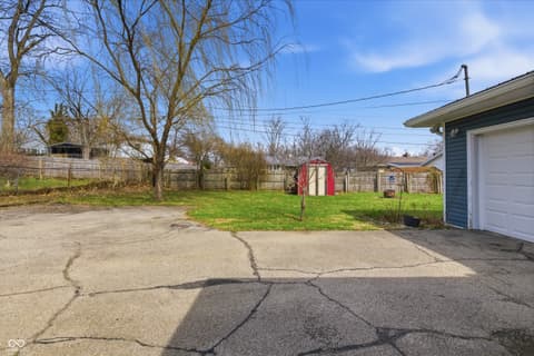 Yard at 1324 Westwood Boulevard, Connersville, IN
