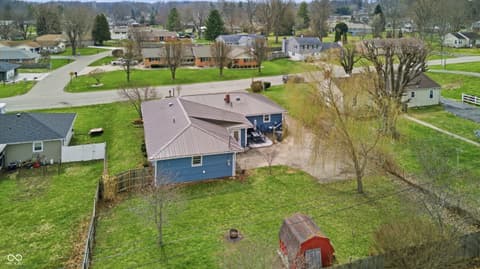 Aerial view at 1324 Westwood Boulevard, Connersville, IN