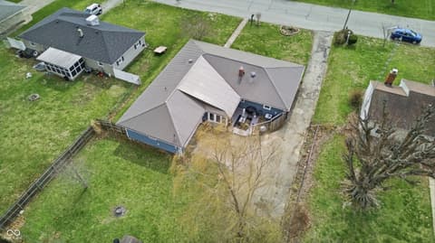 Aerial view at 1324 Westwood Boulevard, Connersville, IN