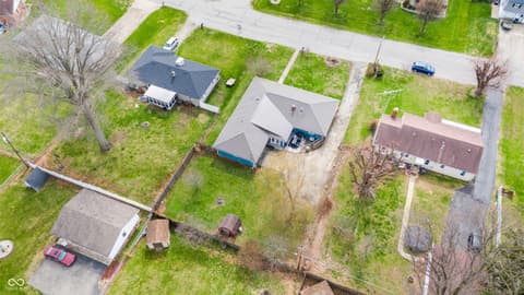 Aerial view at 1324 Westwood Boulevard, Connersville, IN