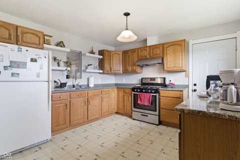 Kitchen at 1324 Westwood Boulevard, Connersville, IN