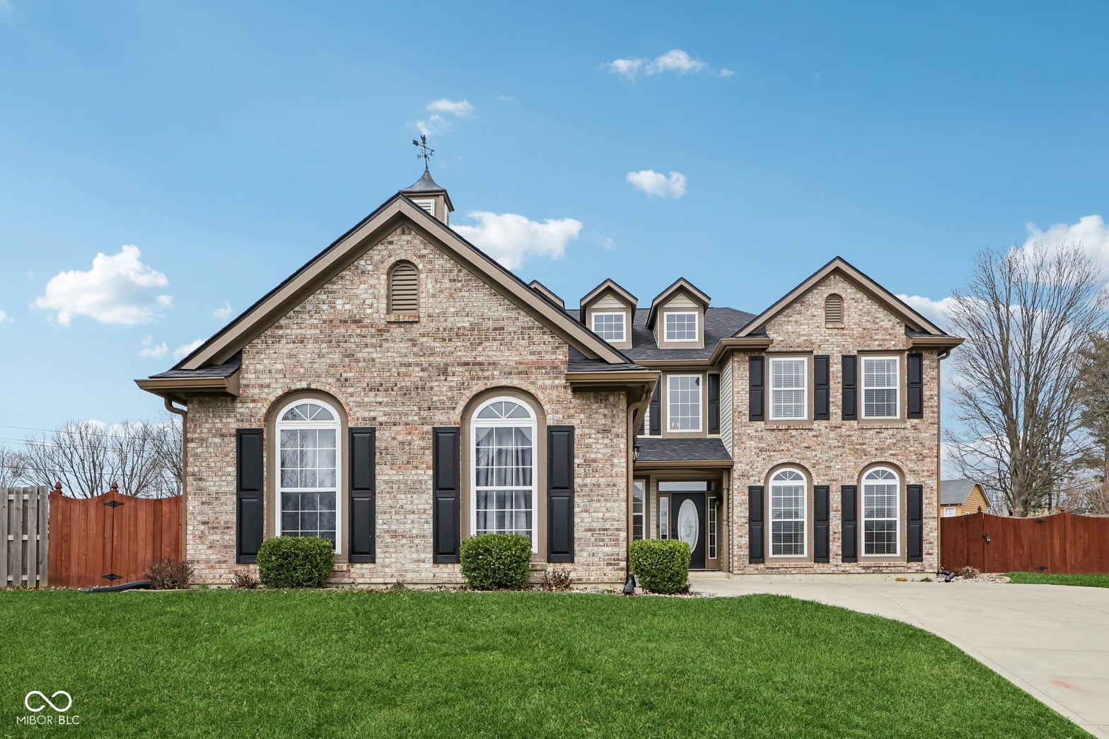Front exterior at 6540 Cougar Court, Indianapolis, IN