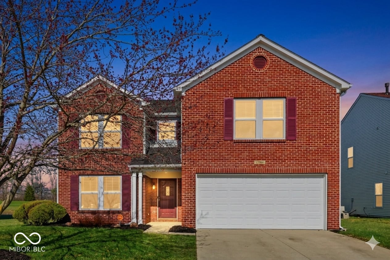 Front exterior at 12504 Rose Haven Drive, Indianapolis, IN