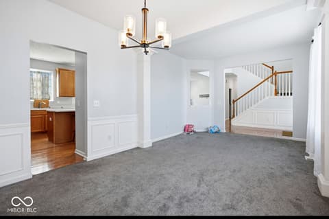Dining room at 6854 Chorleywood Circle, Indianapolis, IN