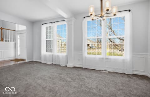 Dining room at 6854 Chorleywood Circle, Indianapolis, IN