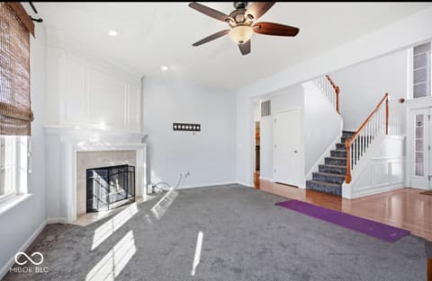 Living room at 6854 Chorleywood Circle, Indianapolis, IN