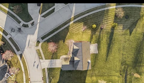 Aerial view at 6854 Chorleywood Circle, Indianapolis, IN