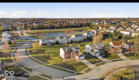 Aerial view at 6854 Chorleywood Circle, Indianapolis, IN