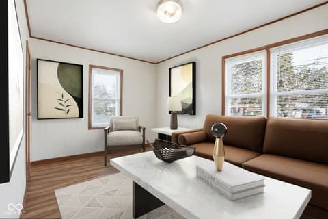 Family room at 702 S Fuller Drive, Indianapolis, IN