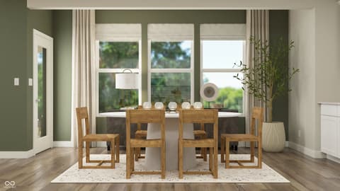 Dining room at 16745 Reed Drive, Westfield, IN