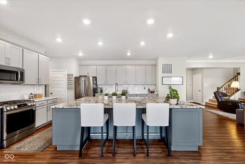 Kitchen at 9940 Delmore Drive, Fishers, IN