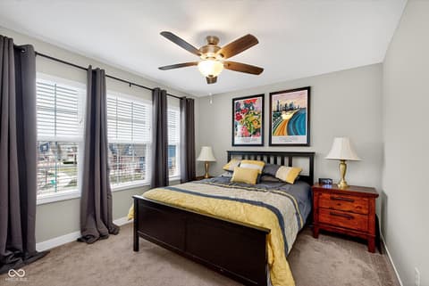 Bedroom at 9940 Delmore Drive, Fishers, IN