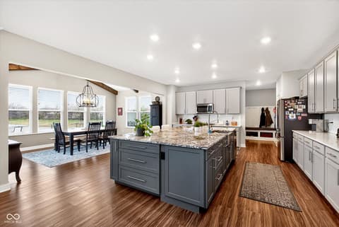 Kitchen at 9940 Delmore Drive, Fishers, IN