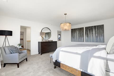 Primary bedroom at 19811 Timbers Parkway, Noblesville, IN
