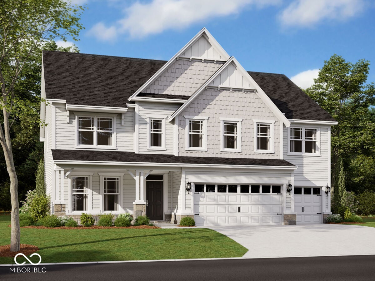 Front exterior at 4090 Hahn Lane, Greenwood, IN