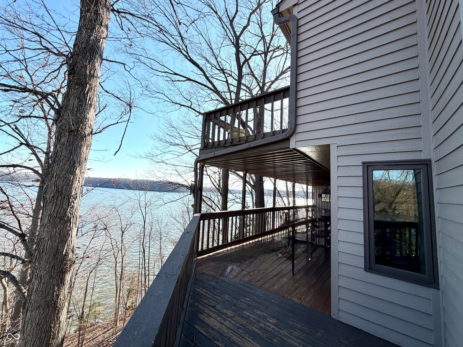 Outdoor living area at 2072 E Waters Edge Drive, Bloomington, IN