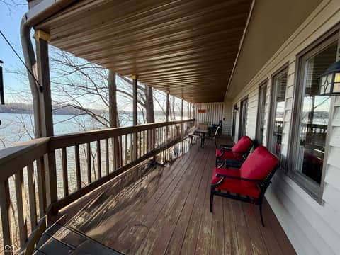 Outdoor living area at 2072 E Waters Edge Drive, Bloomington, IN
