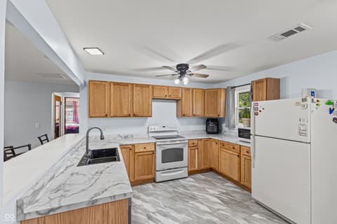 Kitchen at 3012 E 6th Street, Anderson, IN