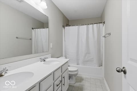 Bathroom at 1276 Sanderling Drive, Greenwood, IN