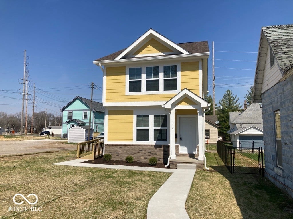 Front exterior at 116 E Pennsylvania Street, Shelbyville, IN